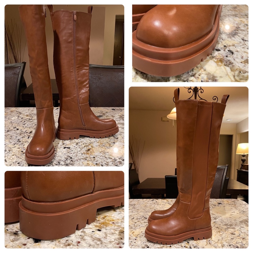 Knee high trendy riding boot